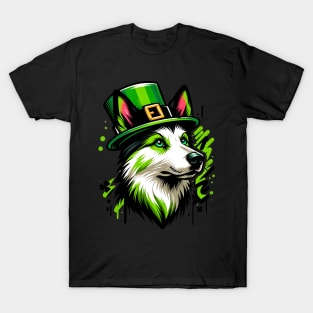 Mudi Celebrates with Joy on Saint Patrick's Day T-Shirt